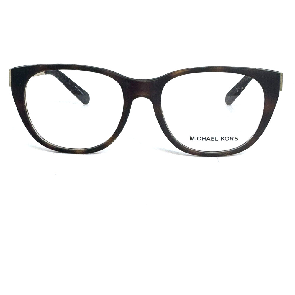 Michael Kors Eyeglasses Frames MK 8011 Phuket 3021 Brown Gold 52-16-135 H16513 - Picture 1 of 7